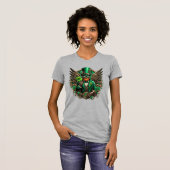 Steampunkklee am St. Patrick's Day T-Shirt (Vorne ganz)