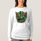 Steampunkklee am St. Patrick's Day T-Shirt (Vorderseite)