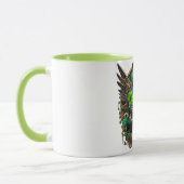 Steampunkklee am St. Patrick's Day Tasse (Links)