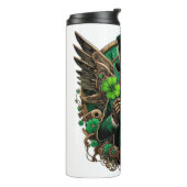Steampunkklee am St. Patrick's Day Thermosbecher (Nach links gedreht)