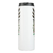 Steampunkklee am St. Patrick's Day Thermosbecher (Rückseite)