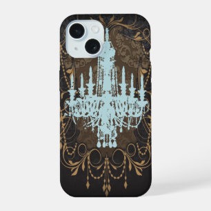 Steampunkkunst Deko Vintager Kronleuchter iPhone 15 Hülle