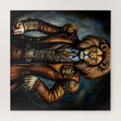 SteampunkLöwe in einem Anzug Puzzle (Horizontal)