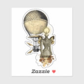 Steampunkmaschine für Frauen Aufkleber (Blatt)