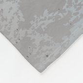 Steampunkopf mit Manometer Fleecedecke (Ecke)