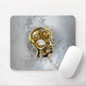 Steampunkopf mit Manometer Mousepad (Mit Mouse)