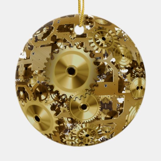 Steampunkornament Keramikornament (Vorne)