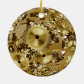 Steampunkornament Keramikornament (Hinten)