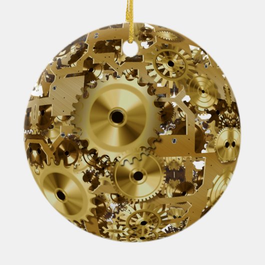 Steampunkornament Keramikornament (Hinten)