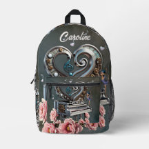 Steampunkpiano mit Herz