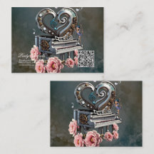 Steampunkpiano mit Herz