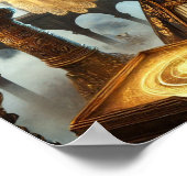 Steampunkposter 26, Der biomechanische Botaniker Poster (Ecke)