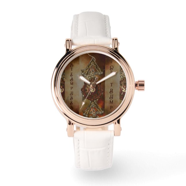 STEAMPUNKS FÜR TRUMP ARMBANDUHR (Vorderseite)