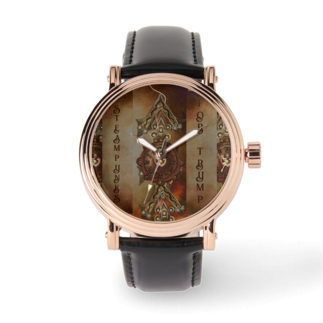STEAMPUNKS FÜR TRUMP ARMBANDUHR (Vorderseite)