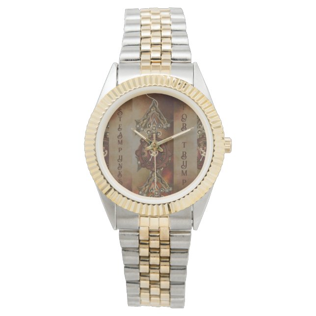 STEAMPUNKS FÜR TRUMP ARMBANDUHR (Vorderseite)