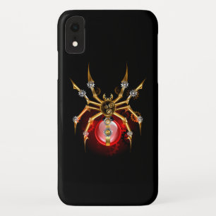 Steampunkspinne auf schwarz Case-Mate iPhone hülle