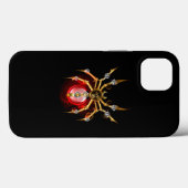 Steampunkspinne auf schwarz Case-Mate iPhone hülle (Rückseite (Horizontal))