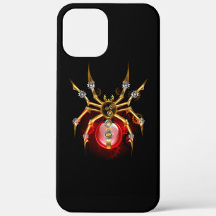 Steampunkspinne auf schwarz Case-Mate iPhone hülle