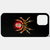Steampunkspinne auf schwarz Case-Mate iPhone hülle (Rückseite (Horizontal))