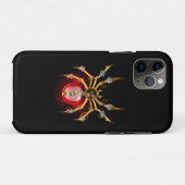 Steampunkspinne auf schwarz Case-Mate iPhone hülle (Rückseite (Horizontal))
