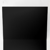 Steampunkspinne auf schwarz dreifach-gefaltete programmkarte (Innen Erste Seite)