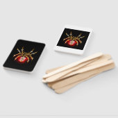 Steampunkspinne auf schwarz fächer (Non-assembled)