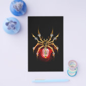 Steampunkspinne auf schwarz flyer (Einzeln)