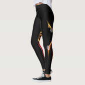 Steampunkspinne auf schwarz leggings (Links)