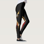 Steampunkspinne auf schwarz leggings (Rechts)