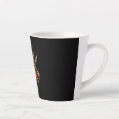 Steampunkspinne auf schwarz milchtasse (Rechts)