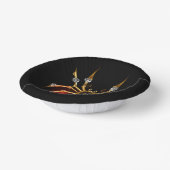 Steampunkspinne auf schwarz pappteller (Gewinkelt)