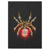 Steampunkspinne auf schwarz tischdecke (Vorderseite)