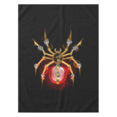 Steampunkspinne auf schwarz tischdecke (Vorderseite)