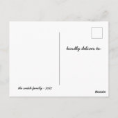 Steampunkstifte Stiefel, Goggles Heißluftballons Postkarte (Rückseite)