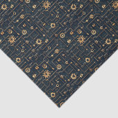 Steampunktmuster für Gänge und Rohre BL7 Entkopplu Seidenpapier (Ausschnitt)