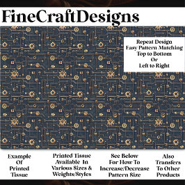 Steampunktmuster für Gänge und Rohre BL7 Entkopplu Seidenpapier