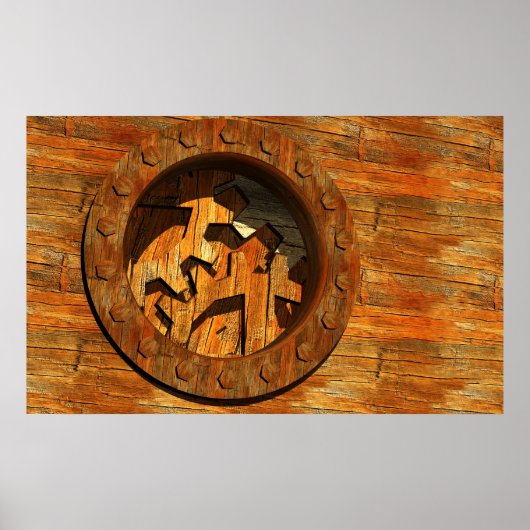 Steampunkuckplakat Poster (Vorne)