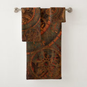 Steampunkuhr Badhandtuch Set (Insitu)