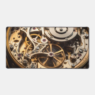 Steampunkuhr-Innenarbeit Schreibtischunterlage