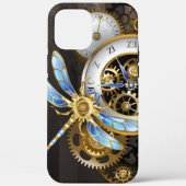 Steampunkuhr mit mechanischem Drachenfliegen Case-Mate iPhone Hülle (Rückseite)
