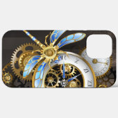 Steampunkuhr mit mechanischem Drachenfliegen Case-Mate iPhone Hülle (Rückseite (Horizontal))