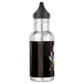 Steampunkuhr mit mechanischem Drachenfliegen Edelstahlflasche (Links)