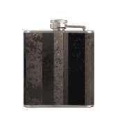 Steampunkuhr mit mechanischem Drachenfliegen Flachmann (Rückseite)