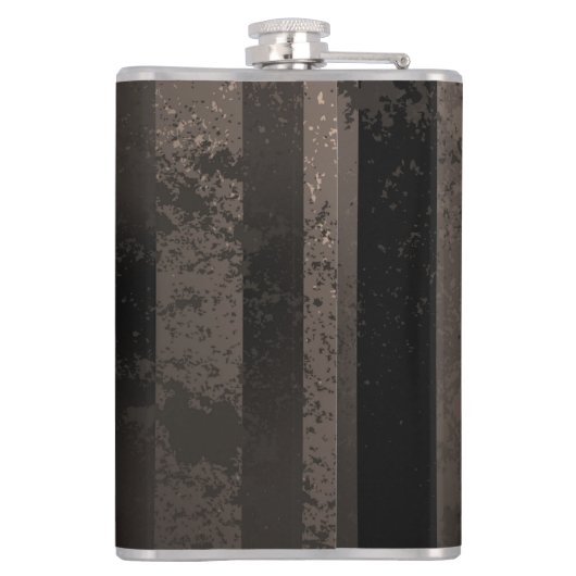 Steampunkuhr mit mechanischem Drachenfliegen Flachmann (Rückseite)