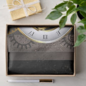 Steampunkuhr mit mechanischem Drachenfliegen Seidenpapier (Geschenk)