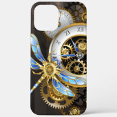 Steampunkuhr mit mechanischer Libelle Case-Mate iPhone Hülle (Rückseite)