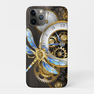 Steampunkuhr mit mechanischer Libelle Case-Mate iPhone Hülle