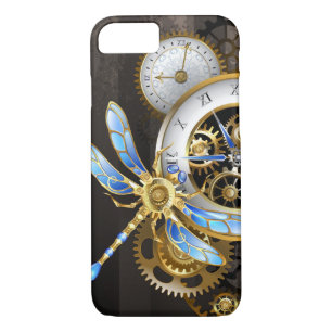 Steampunkuhr mit mechanischer Libelle Case-Mate iPhone Hülle