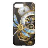 Steampunkuhr mit mechanischer Libelle Case-Mate iPhone Hülle (Rückseite)