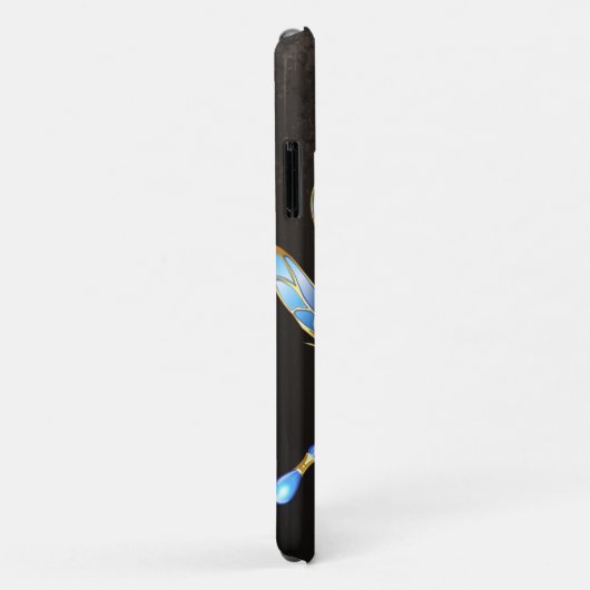 Steampunkuhr mit mechanischer Libelle Case-Mate iPhone Hülle (Hinten/Rechts)